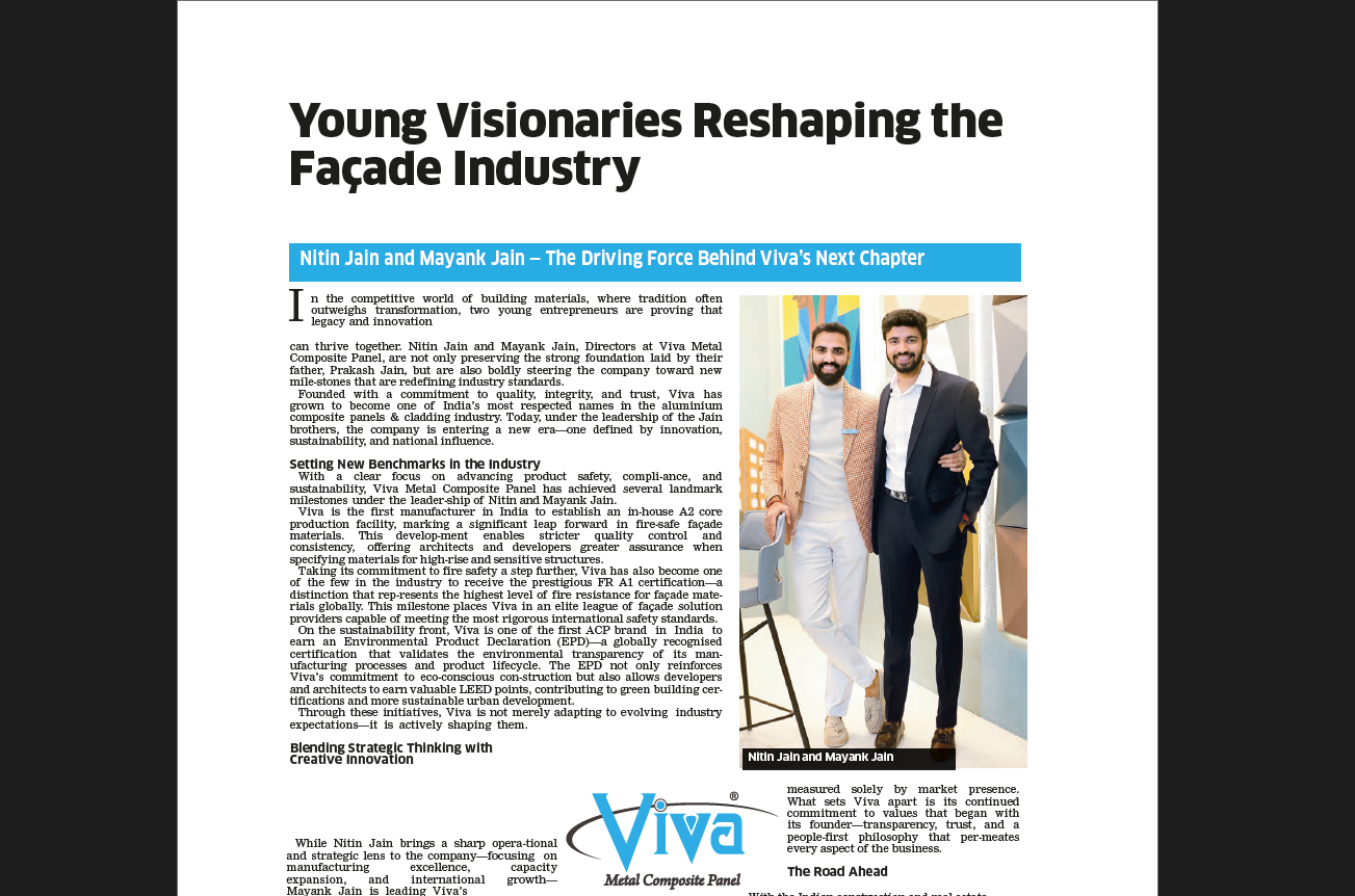 Young Visionaries Reshaping the Façade Industry